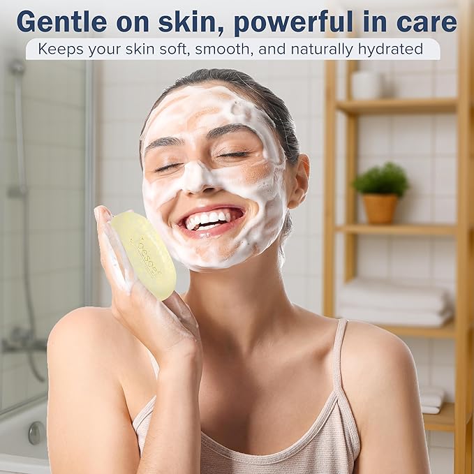 JOESOEF SKIN CARE Sulfur Soap Acne Facial Cleanser Anti Acne Sulfur Soap 100G 4 Pack
