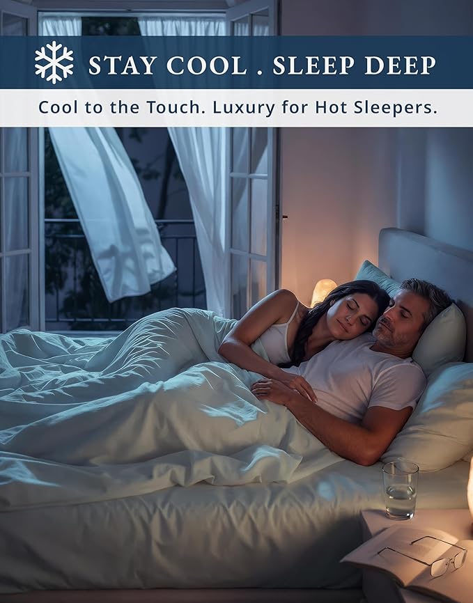 LANE LINEN 100% Egyptian Cotton Split King Sheets for Adjustable Beds - 1000 Thread Count, Sustainably Produced Luxury Hotel Like Thick Split King Bed Sheets, Machine Washable Cotton Sheets - Silver