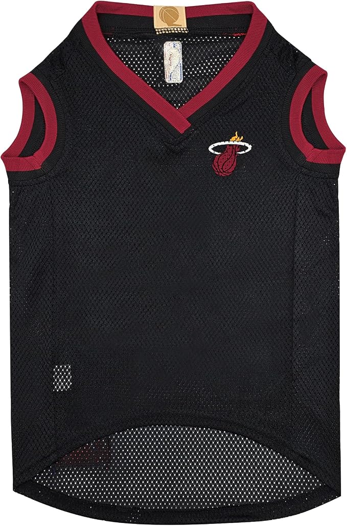 Pets First HEA-4047-XL Miami Heat Basketball Mesh Jersey