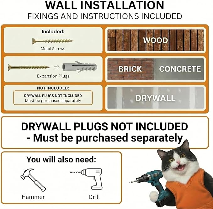 INICIO Cat Wall Shelves - Corner Shelf with Cushion and 3 Cat Wall Steps | Sturdy Cat Shelves for Wall - Stairs & Perch for Indoor Cats up to 15lbs - Natural Birch Wood for Safe Climbing and Playing