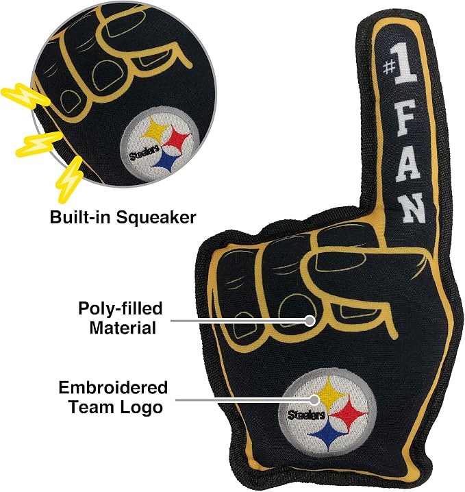 Pets First NFL Unisex NFL #1 Fan Dog Toy