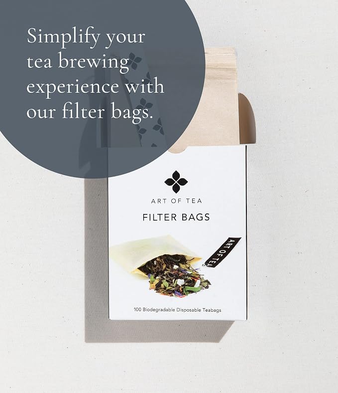 Art of Tea Organic Earl Grey Loose Leaf Tea Tin, Premium Black Tea with Real Bergamot Oil, Citrus & Floral Full-Body Flavor, Artisan Loose Leaf Black Tea, Reusable 3oz Tea Tin