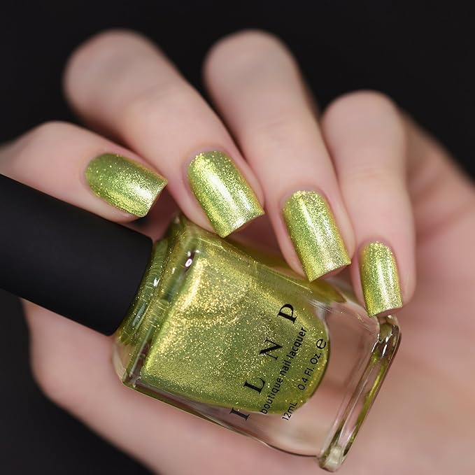 ILNP Short Circuit - Radiant Yellow-Green Ultra Metallic Bright Nail Polish