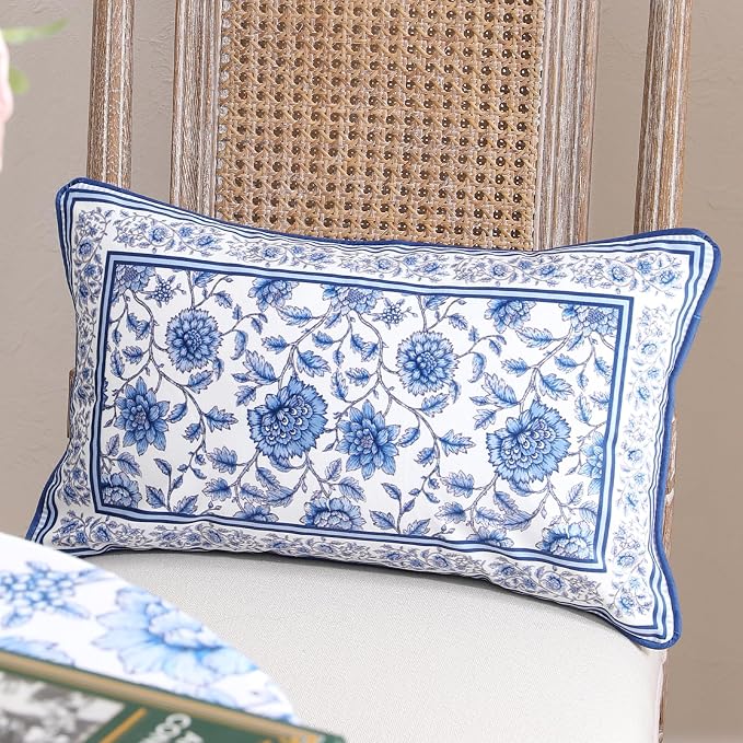 Designer Velvet Throw Pillow Cover,Set of 2,20"x12"-BlueWilow | Pillow Cover,Concealed Zipper Design,Dragonfly Pattern,Sofas,Bedroom,Living Room,Lounge Chairs,All Season Home Decor