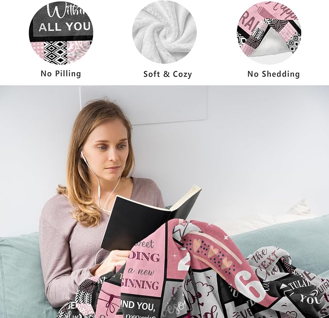 Graduation Gifts 2026 Blanket 60"x50", Class of 2026 High School College Masters Degree Graduation Gifts for Her Women, Graduation Gift Ideas