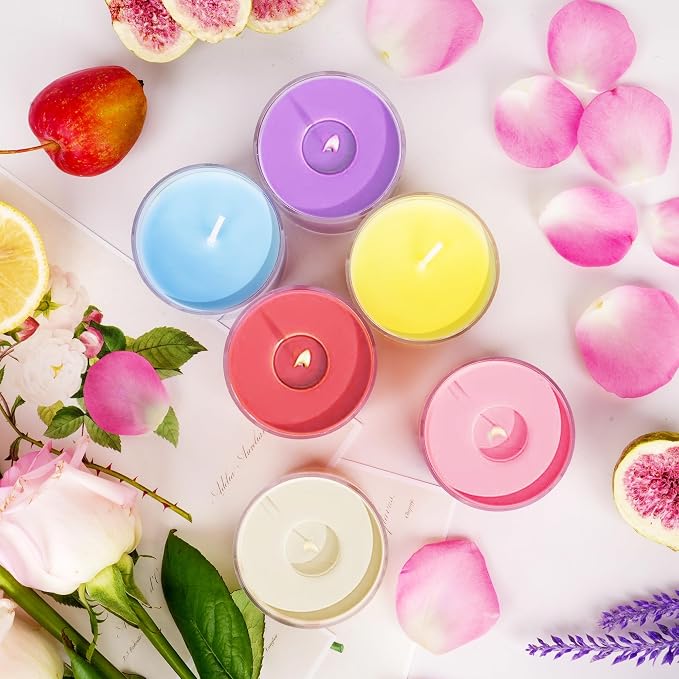 Scented Candles for Home, 12 Pack Candle Set for Women, Small Soy Candles Bulk, Mothers Day Gifts from Daughter - Mini Candle Gift Set for Bridesmaid Anniversary Birthday Valentines Christmas