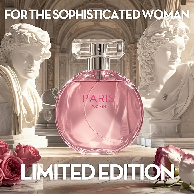 A CENTER PARIS WOMEN Eau de Parfum Spray for Women,Wonderful Gift,Gourmand Fragrance,Daytime and Casual Use,for all Skin Types,a Classic Bottle,3.4 Fluid Ounce