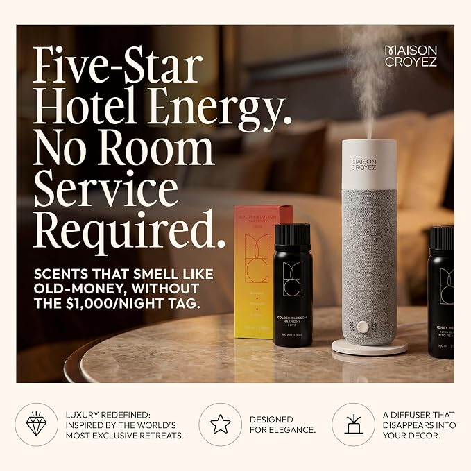 Essential Oils for Diffusers - Home & Hotel Aromatherapy Refill, for Room Fragrance, Soap & Candle Making – Premium French Ingredients (100 ml – 3.38 Fl Oz) – Golden Blossom Harmony