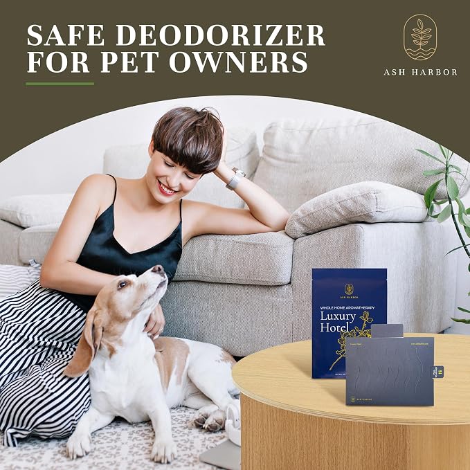 Luxury Hotel Aromatherapy 4 Pack - Filter Fresh Whole Home Air Freshener System - HVAC Vent Freshener for Home AC - House Air Fresheners Smell Good for Office, & More by Ash Harbor