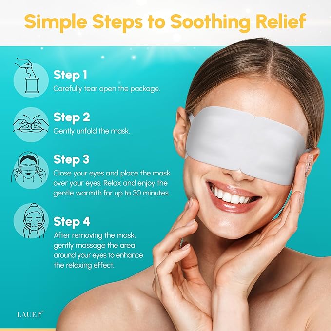 Heated Eye Steam Mask Dry Eyes Self Warm Compress Dark Circles Puffiness (1 Count (Pack of 12), Set of Scent (Lavender, Chamomile, Green Tea, Mint, Mandarin Basilic, Unscented))