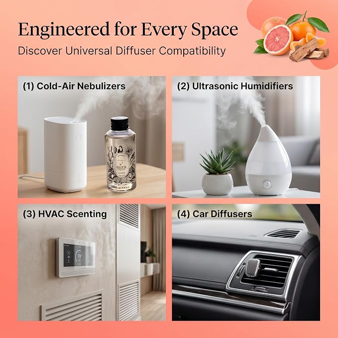 A U R A - Marseille Fragrance Oil for Waterless Scent Diffuser - Inspired by Loevve-Solo | (3.4 fl oz, 100 ml) Pure Essential Oil Blends for Aromatherapy Diffuser & Hotel Collection Oil Diffuser