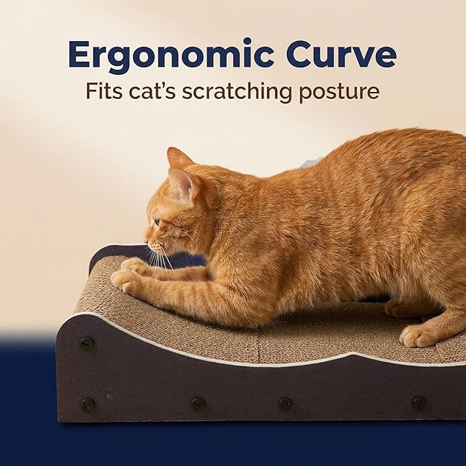 Cat Scratcher Bed Wear-Resistant Large Cats Scratching Bed Sofa Long Lasting Scartching Pads for Indoor Cats, Furniture Protector,Dual-Purpose-Scratch Claws and Sleep,The Shape of Mountains