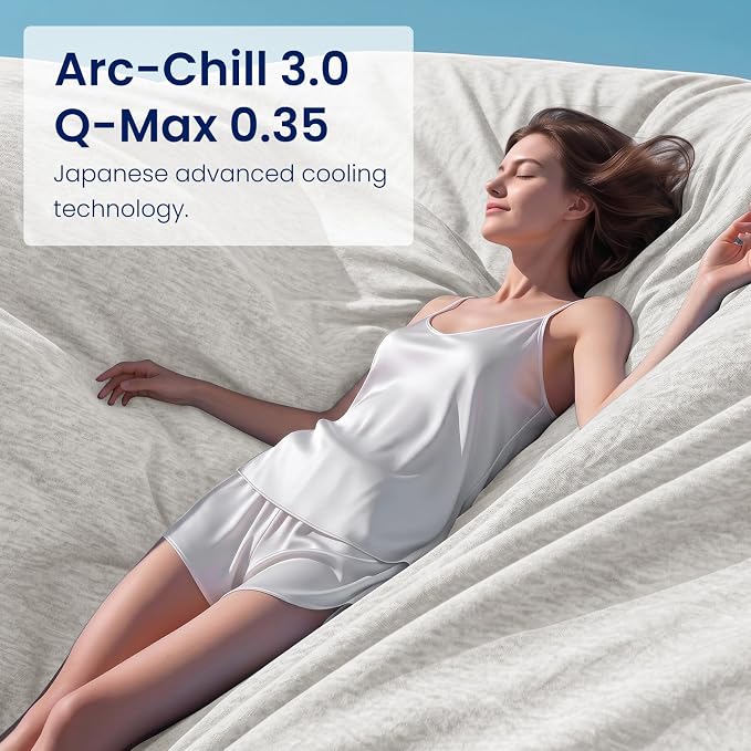 Cooling Blanket for Night Sweats Absorbs Heat to Keep Adults, Children Cool on Warm Nights, Q-Max 0.5 Cooling Blankets for Hot Sleepers, Ultra-Cool Lightweight Sofa Throw Blanket (50"x70") | Absorbs Heat Cold Summer Blanket for Night Sweats & Menopause...