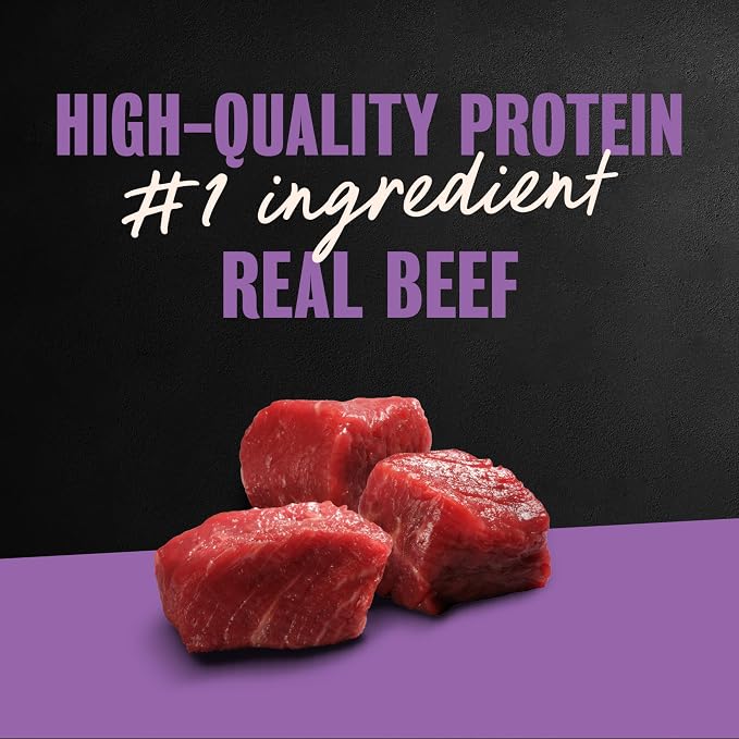 Cesar Classic Loaf Wet Dog Food, Meaty Selects, 3.5 oz, 12 Count, 2-Pack | Made in USA, Filet Mignon & Porterhouse Steak flavors, real beef #1 ingredient, no artificial flavors, easy peel trays