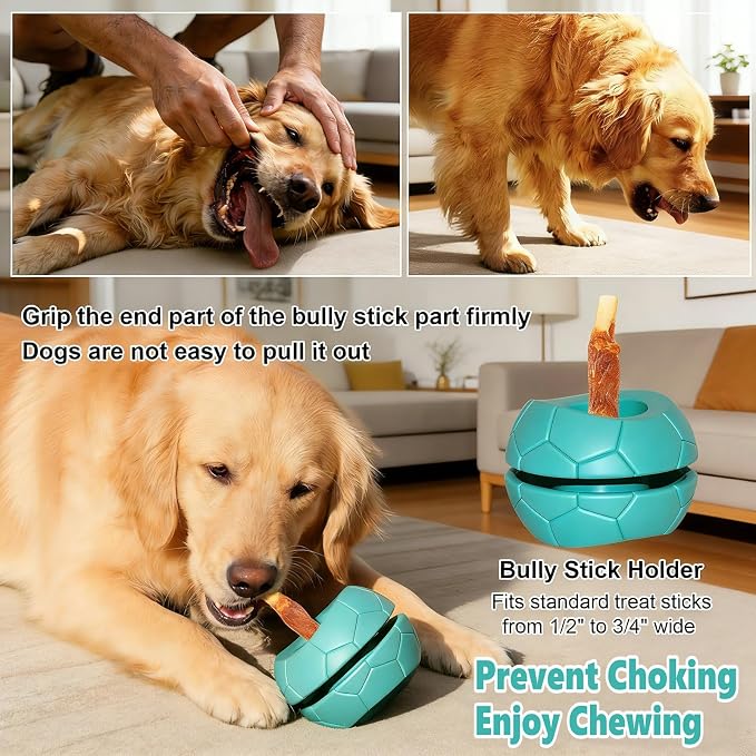 Treat Dispensing Dog Toy & Bully Stick Holder, Large/Medium Dogs