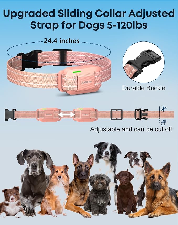 Dog Shock Collar with Remote, 4200FT Range, Fits 5-120 lbs Dogs