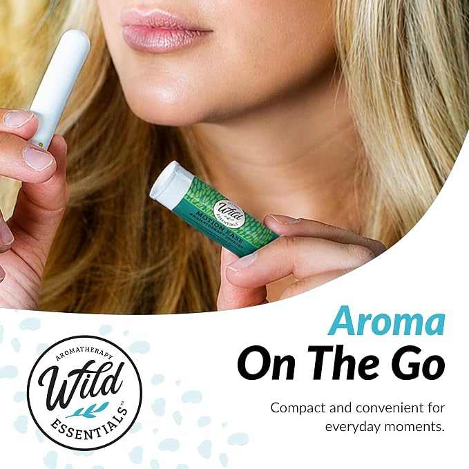 Wilder Essentials 4 Pack Aromatherapy Nasal Inhalers Gift Set, Essential Oil Scent Sticks, Funny White Elephant Stocking Stuffers, Portable Natural Diffuser Tubes, Made in USA Novelty Blend Kit
