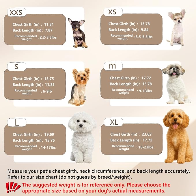 2 Pieces Dog Sweaters for Small Dogs Christmas Dog Clothes Female Winter Fleece Puppy Clothes Warm Thick Pet Outfit Coat Yorkie, Chihuahua, Pug, Cat, Pug,S,Pink, Red