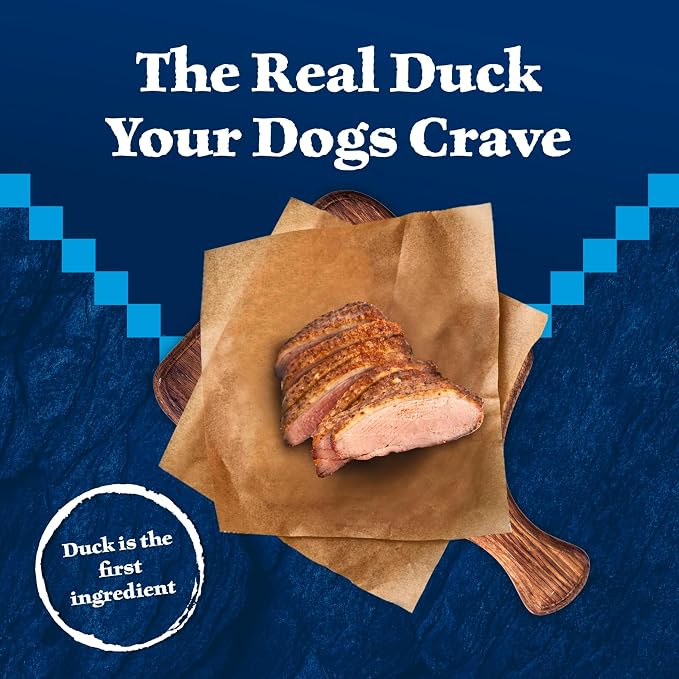 Blue Buffalo Wilderness Trail Treats Duck Crunchy Dog Biscuits, 36 oz | Real Duck #1 Ingredient, High Protein & Grain-Free Dog Snacks, Great for Training, No Artificial Preservatives