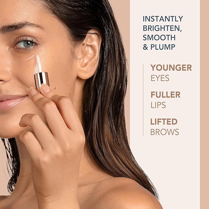 FOREO SUPERCHARGED Eye & Lip Contour Booster Serum - Conductive Gel - Niacinamide Serum - Anti Aging Serum - Lip Plumping & Puffy Eyes Treatment - Practical Travel Size - 3 x 0.12 fl.oz. Capsules