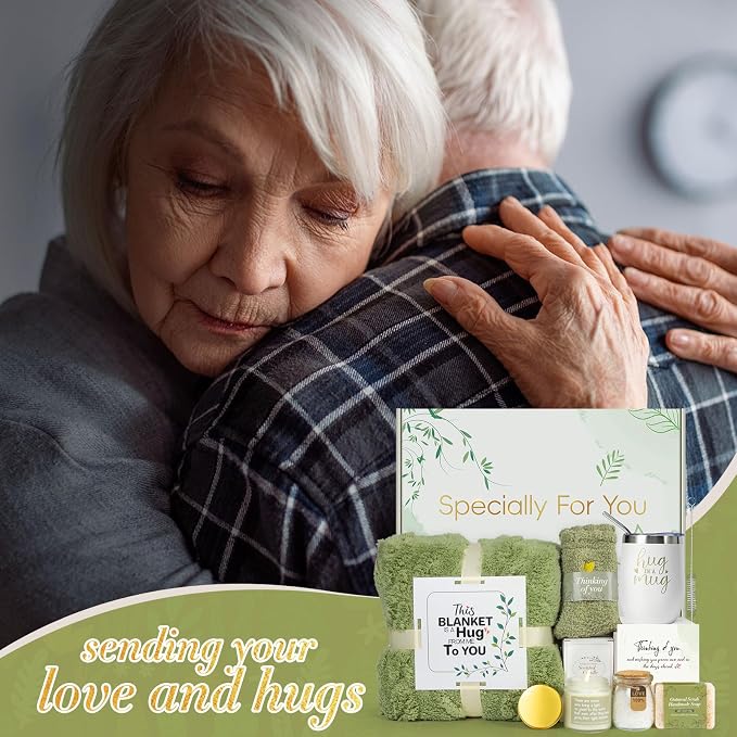 Sympathy Gift Baskets for Loss of Loved One, Bereavement Care Package for Women, Condolence Gift for Mom, Dad, Husband – Grief Support, Miscarriage Gifts for Mother, Sorry for Your Loss