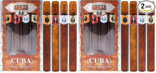 Cuba for Men Gift Set, 4 Count (Pack of 2)