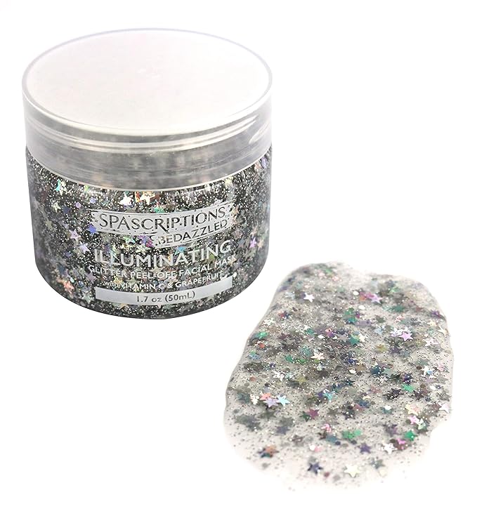 SpaScriptions BeDazzled- Firming & Pore Refining Glitter Peel-Off Masks
