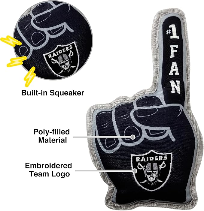 Pets First NFL Unisex NFL #1 Fan Dog Toy