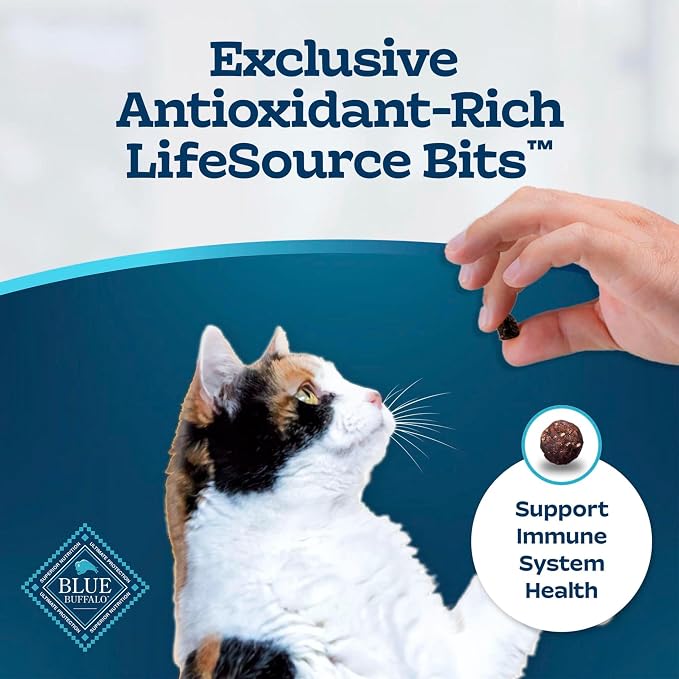 Blue Buffalo Tastefuls Chicken Weight & Hairball Control Dry Cat Food, 7 lb | Chicken & Brown Rice Recipe, Weight & Hairball Control, No Corn, Wheat, or Soy