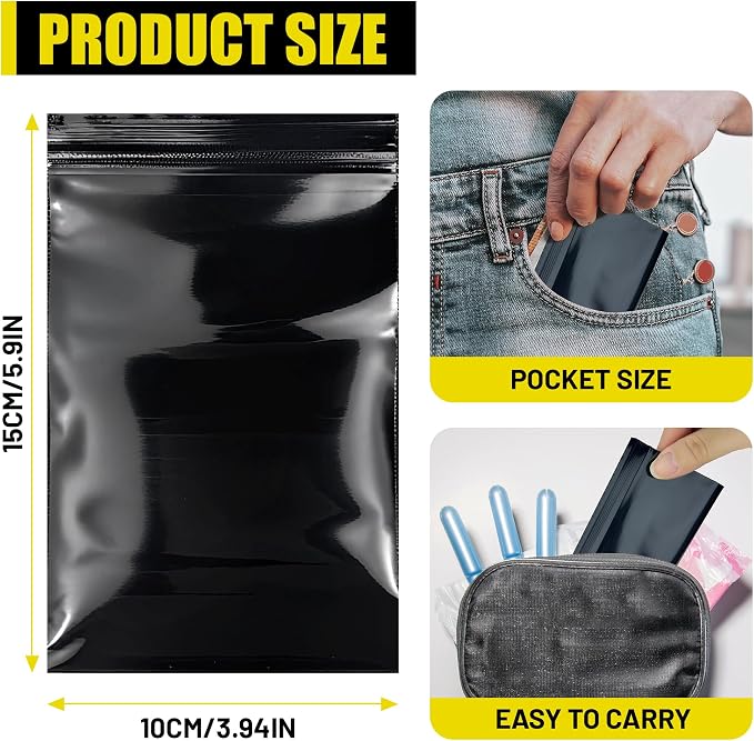 200 pcs Sanitary Napkin Disposal Bags for Tampon Hygiene Period Feminine | Self-sealing, Odor-Proof, Women Privacy Handling, 4 x 6 inches