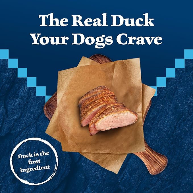 Blue Buffalo Wilderness Trail Treats Duck Crunchy Dog Biscuits, 24 oz | Real Duck #1 Ingredient, High Protein & Grain-Free Dog Snacks, Great for Training, No Artificial Preservatives