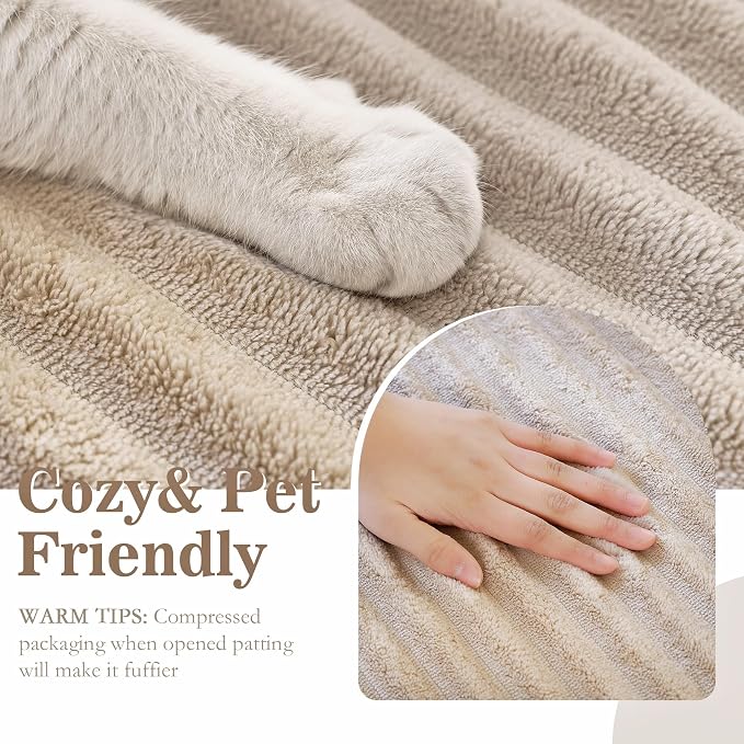 MYSKY HOME 100% Waterproof Couch Cover, Couch Covers for Dogs Washable, Non Slip Couch Covers for 2 Cushion Sofa Pet Friendly, Sofa Covers Slipcover Furniture Protector Dog Bed Cover, Khaki, 35"x63"