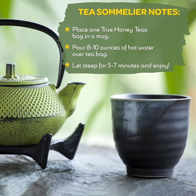Honey Infused Green Single Serve Tea (12)
