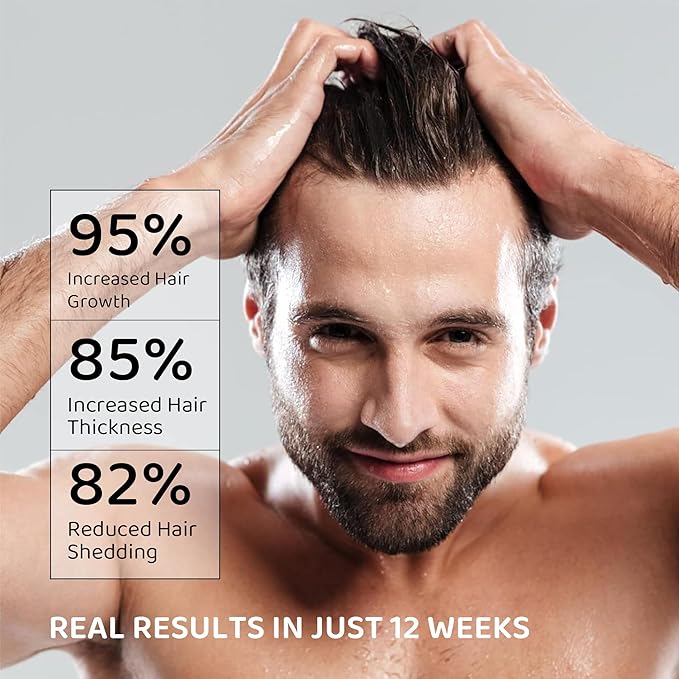 Root Activator Shampoo for Men: Hair Growth Shampoo for Thinning Hair, Hair Loss & Scalp Health – Natural Herbal Formula with Cooling Sensation – Sulfate-Free