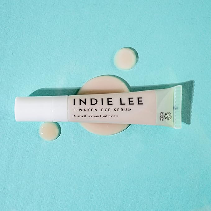 Indie Lee I-Waken Under Eye Serum for Dark Circles and Puffiness - Under Eye Brightener, Anti-Aging & Hydrating Serum for Smoothing & Firming Wrinkles (0.5oz / 15ml)