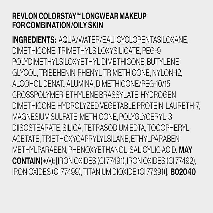 Revlon Liquid Foundation, ColorStay Face Makeup for Combination & Oily Skin, SPF 15, Medium-Full Coverage with Matte Finish, 315 Butterscotch, 1 Fl Oz