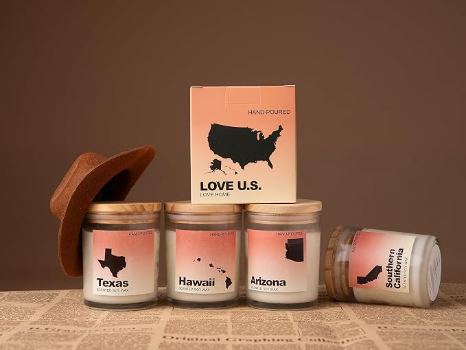 Arizona Gifts, Arizona Souvenirs & Gifts, Home Sick Jasmine Scented Candle, Natural Soy Wax & Natural Essential Oils
