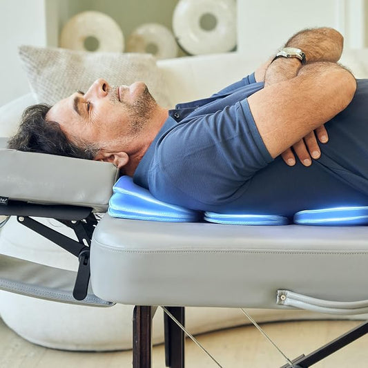 Master Massage 30” FlexWave – Innovative Portable Massage Table for Total Body Stretching with Precision Airbag Technology and 3D Lumbar Traction-Concord