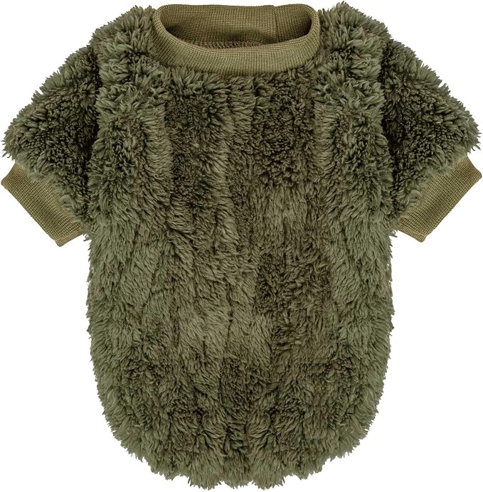 FabriCastle Dog Sweater, 3-Pack Dog Clothes & Coat, Pet Jacket for XS Small Dogs Boy or Girl, Soft and Warm Cat Sweaters Doggy Apparel Costumes Christmas (Dark Teal,Army Green,Dark Grey, X-Small)