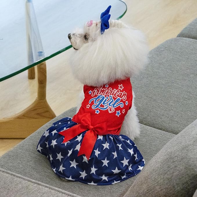 CuteBone Dog Mesh Dress Puppy Sundress Pet Outfit Summer Fashion for Small Dogs Girl Cat Clothes