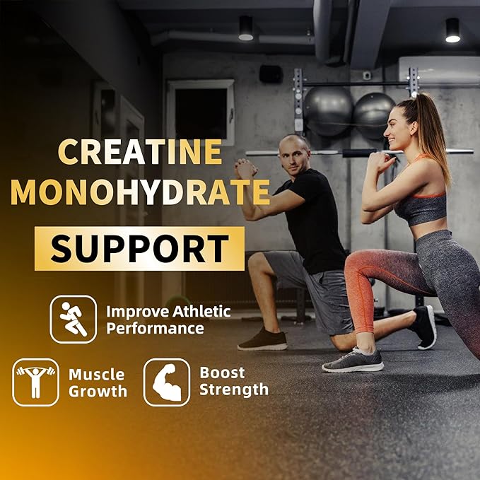 Nutravita Creatine Monohydrate Gummies for Men & Women-5g of Creatine Monohydrate per Serving - Sugar Free,Vegan,Pineapple Flavor, 120 Count
