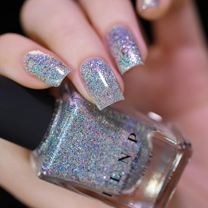 ILNP The Lighthouse - Intense Silver Ultra Holographic Metallic Nail Polish