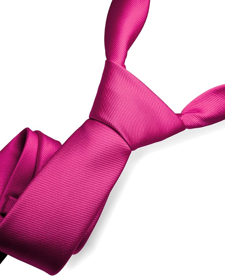 RBOCOTT Solid Color Tie Formal Necktie for Men