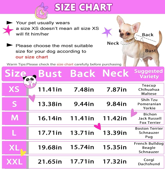 Dog Pajamas Summer Dog Clothes for Small Medium Dogs Boy Girl Doggy Pjs Cute Doggie Onesie Breathable Puppy Clothes Soft Stretchy Cat Pet Outfit (Purple, XX-Large)
