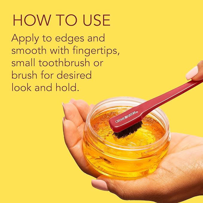 Creme of Nature with Argan Oil from Morocco Perfect Edges, 24 Hour Extra Hold with Moisture & Exotic Shine, 2.25 Ounce (Pack of 2)