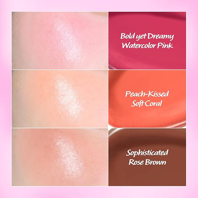 TOUCH IN SOL In My Heart Stick Blush (#Punch Pink) - Pink Cream Blush Stick for Korean Makeup, Lip & Cheek Multi-Use, Blendable Milk Blusher for Dewy Glow, Kbeauty (0.21 Oz)