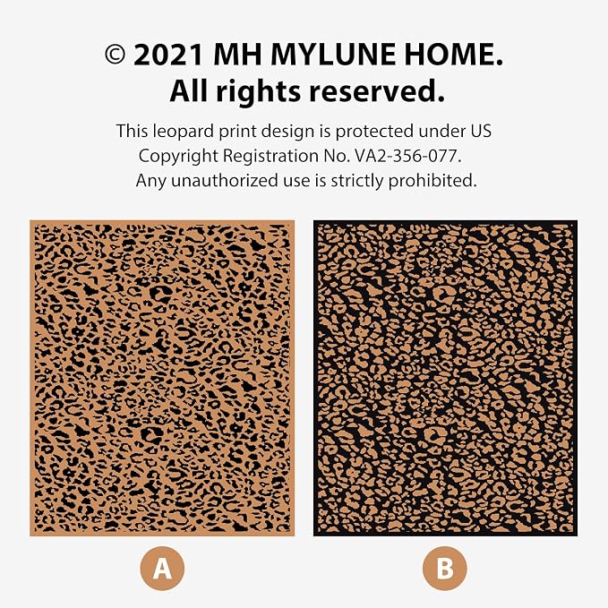 MH MYLUNE HOME Ultra Soft Leopard Throw Blanket Plush, Brown, 71"x78" | Reversible Cheetah Print Blanket, Comfy Fluffy Fuzzy Plush Blanket Throws for Couch Bed, Cozy Blankets for Women Gift