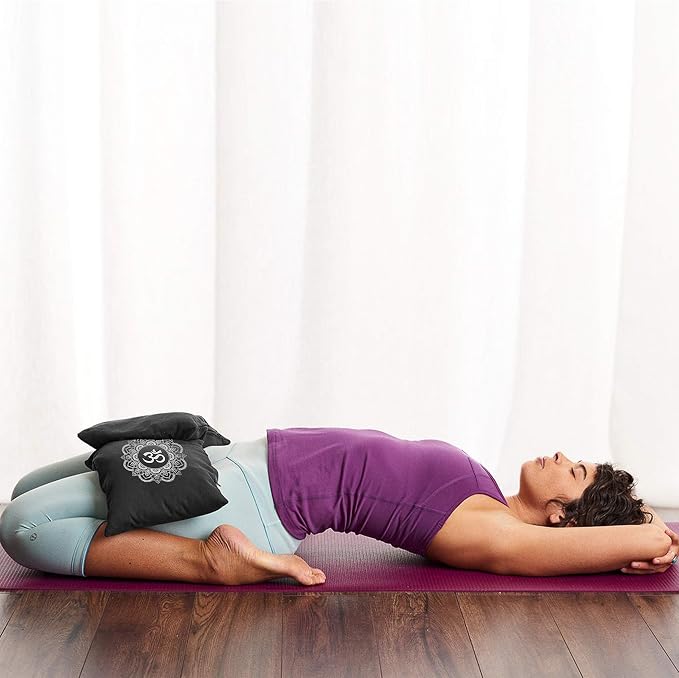 Yoga Sand Bag - Cotton Unfilled for Yoga Weights and Resistance Training, Size- 7.5" X 17"