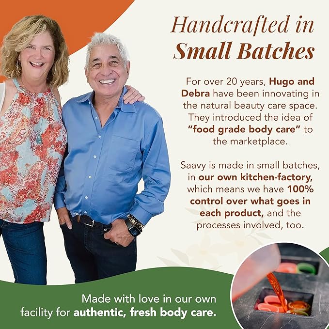 Saavy Naturals Deeply Hydrating Body Cream for Dry Skin – Nourishing Shea Butter, Plant-Based & Sustainably Sourced – Sweet Orange – 8.5 fl oz, 2 pack