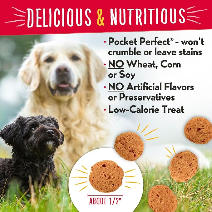 Charlee Bear Grain Free Dog Treats, Turkey, Sweet Potato & Apple, 8 oz | Pocket-sized Dog Training Treats, Crunchy Dog Treats, Limited Ingredient Recipe, Under 3 Calories per Treat, Made in USA